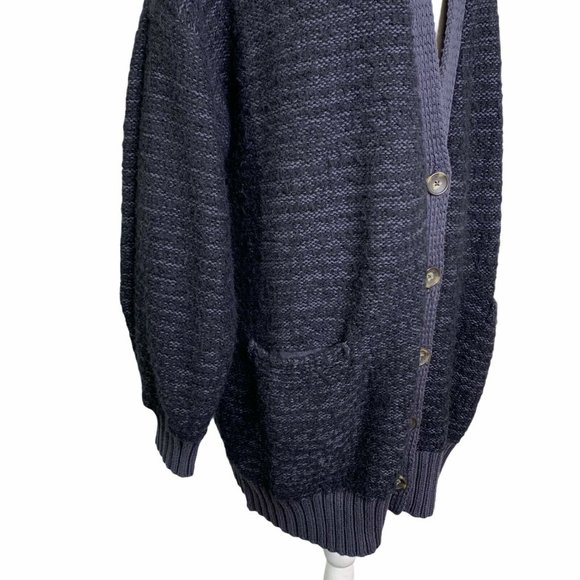 Free People Black Gray Deep Space Combo Cardigan - Picture 5 of 11